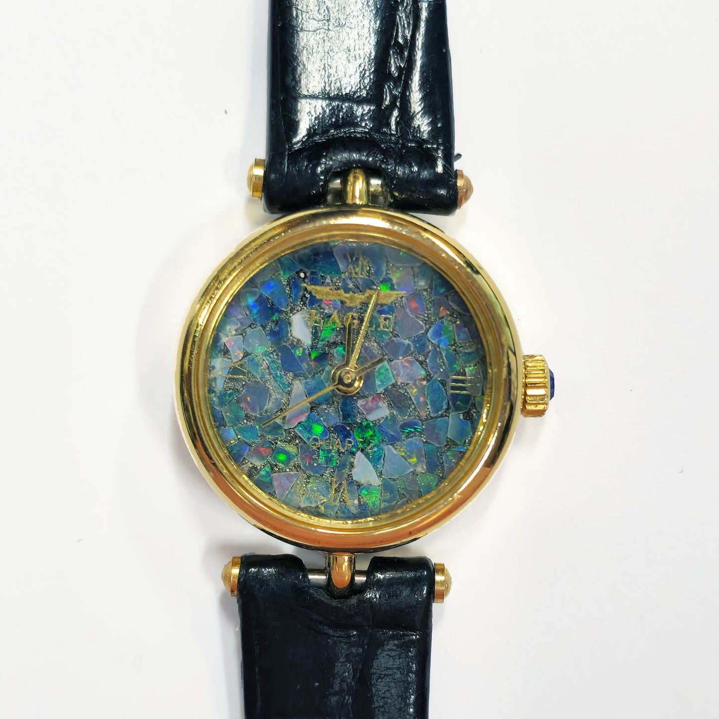 54459.0 - Gold Plated "Eagle" ladies Opal watch