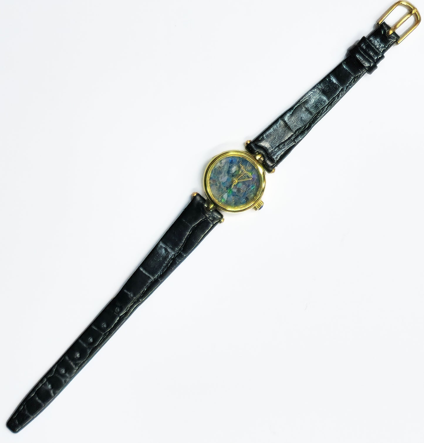 54459.0 - Gold Plated "Eagle" ladies Opal watch