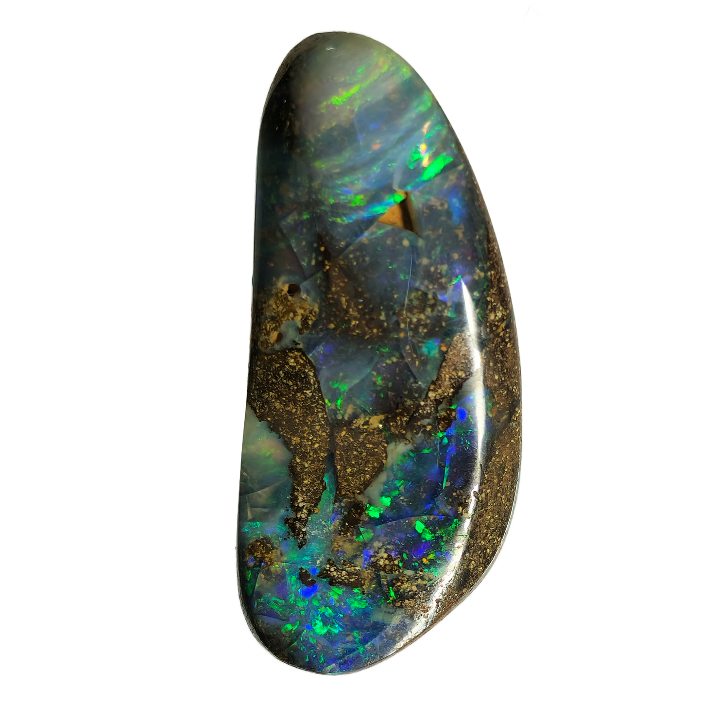 54529. Boulder Opal with Undulating Face: 15 Carats