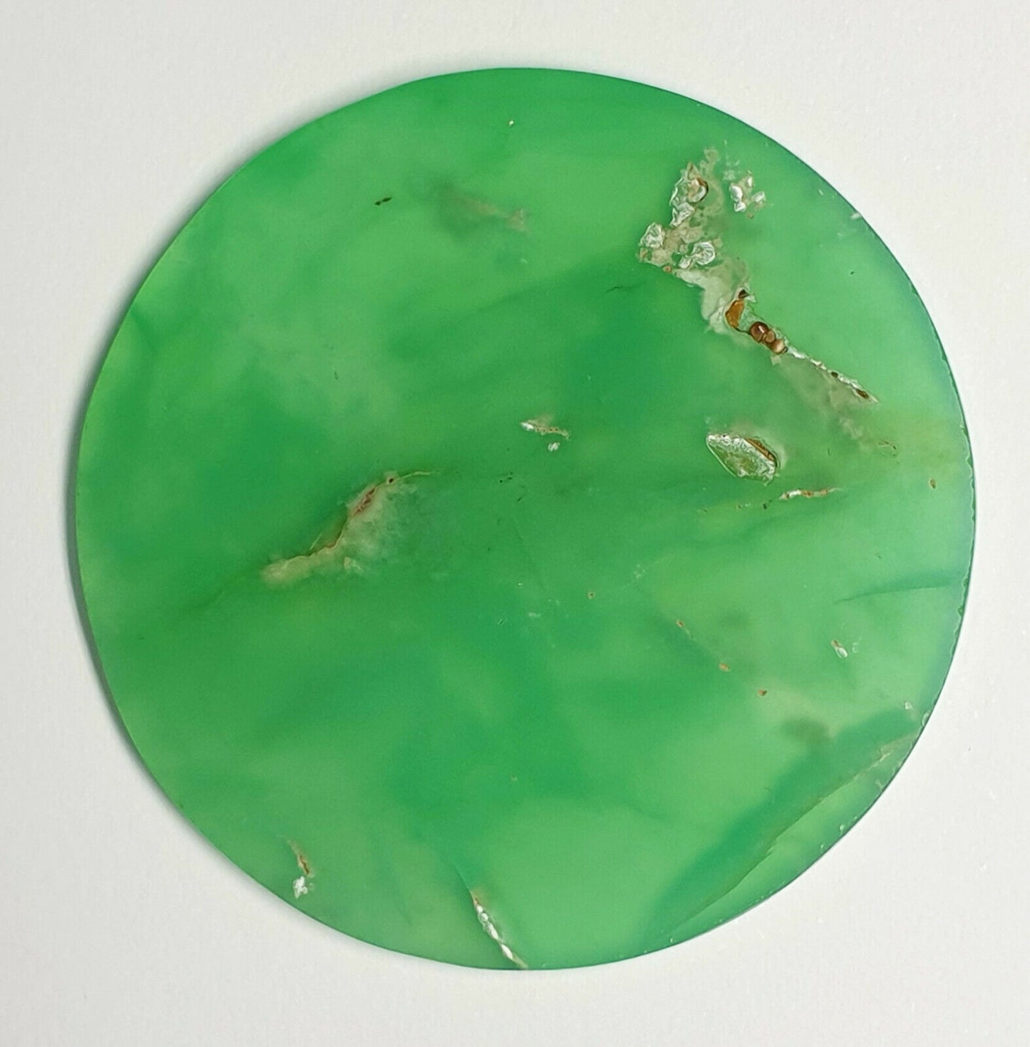 53388 - 15 stk 322,44 karat australske Chrysoprase Flat Top Halvpolerte steiner