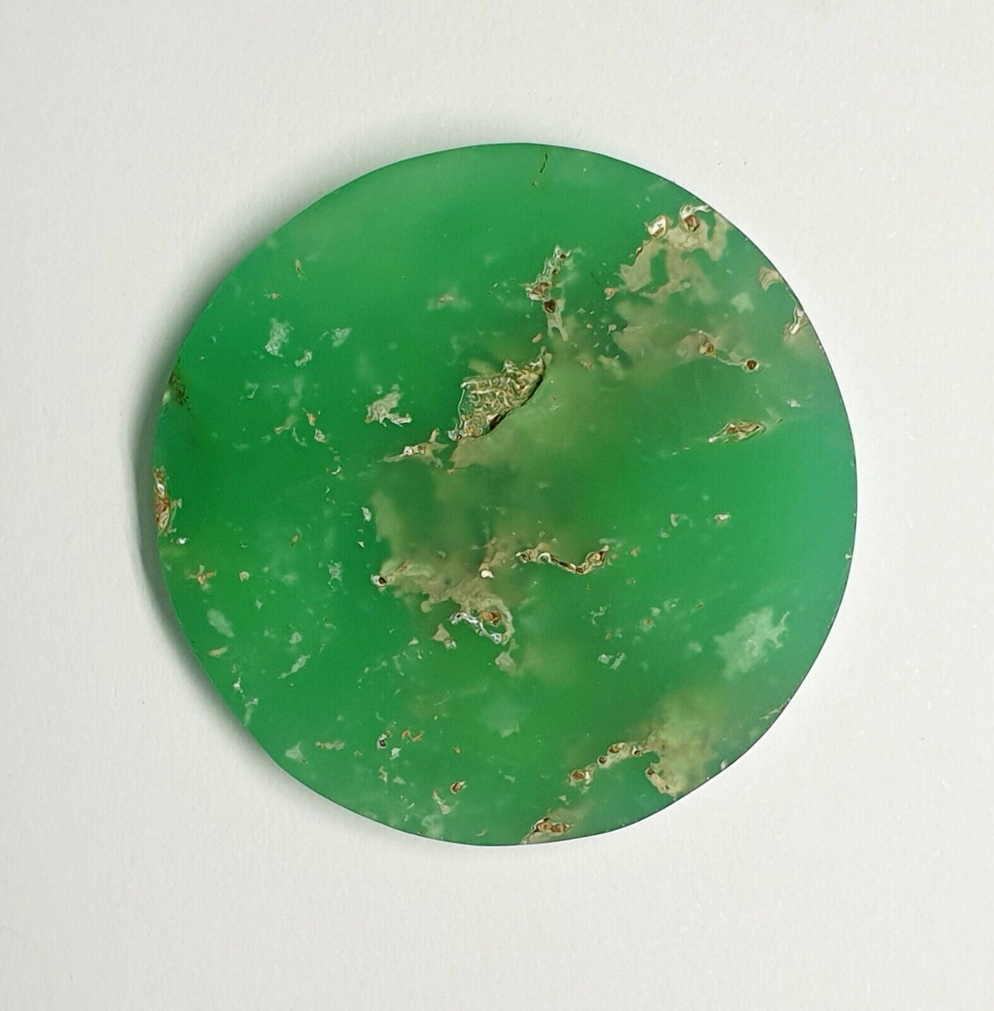 53388 - 15 stk 322,44 karat australske Chrysoprase Flat Top Halvpolerte steiner