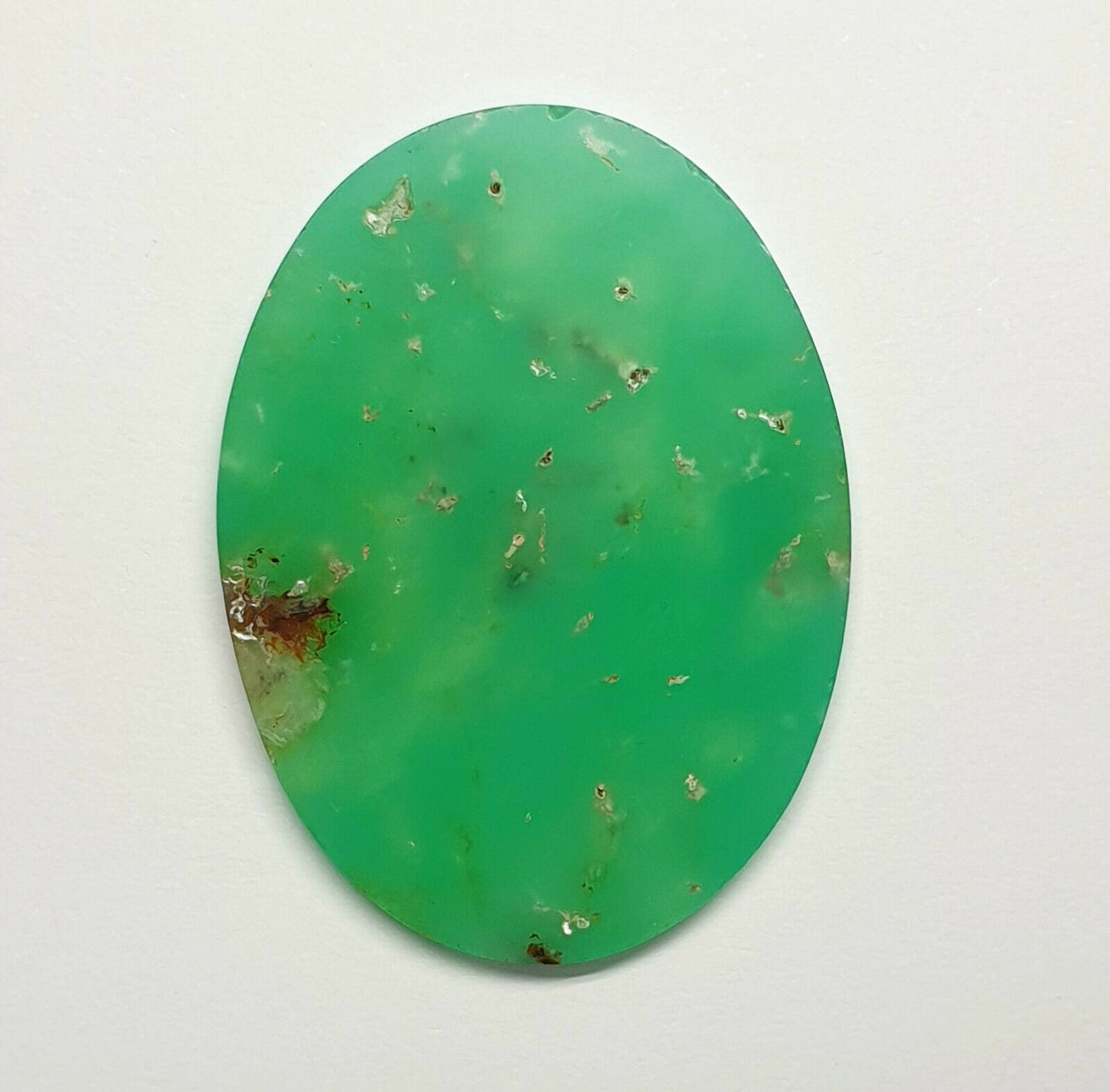 53388 - 15 stk 322,44 karat australske Chrysoprase Flat Top Halvpolerte steiner