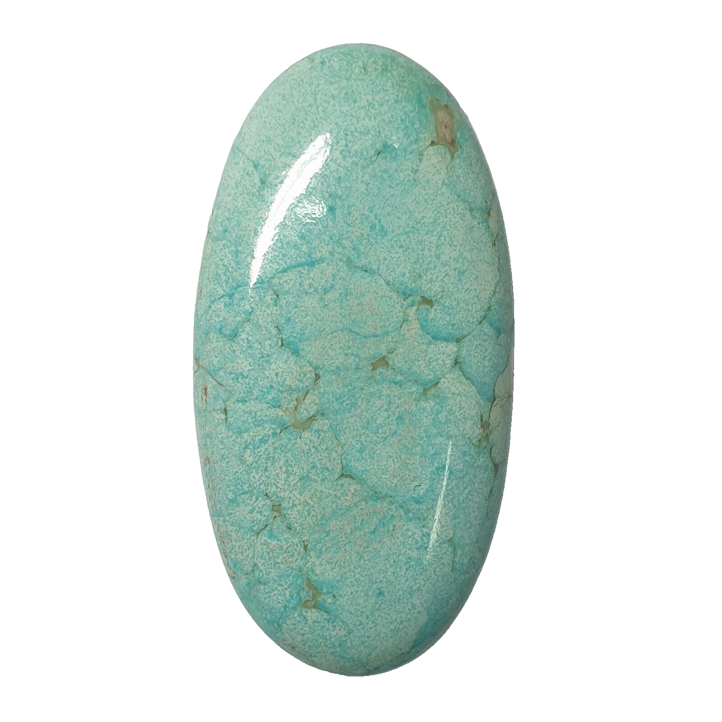 53582 - Very Rare NATURAL "TurqOZ" Australian Turquoise 37.93 x 19.50 mm Oval