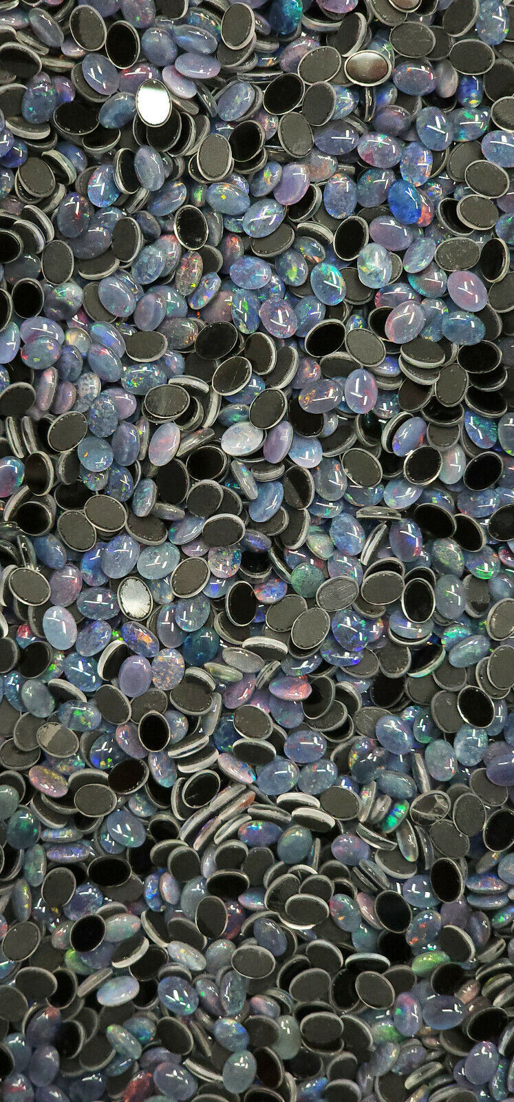 53637 - Wholesale Lot of 10,000 Australian 8 x 6 mm Oval Opal Triplets for sale