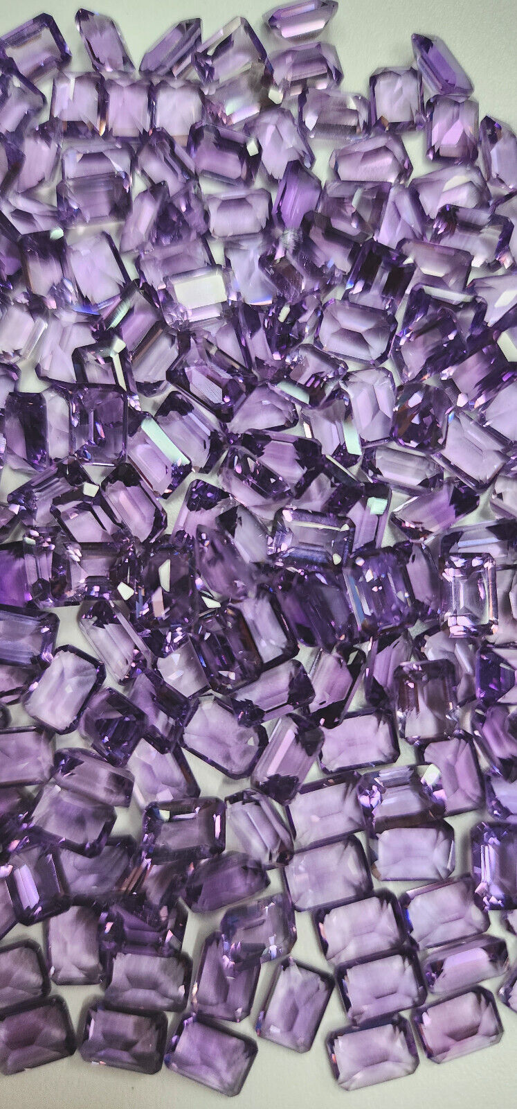 15366.0 - 60 Pieces 7x5mm Medium Colored Purple Amethyst for sale at Wholesale $