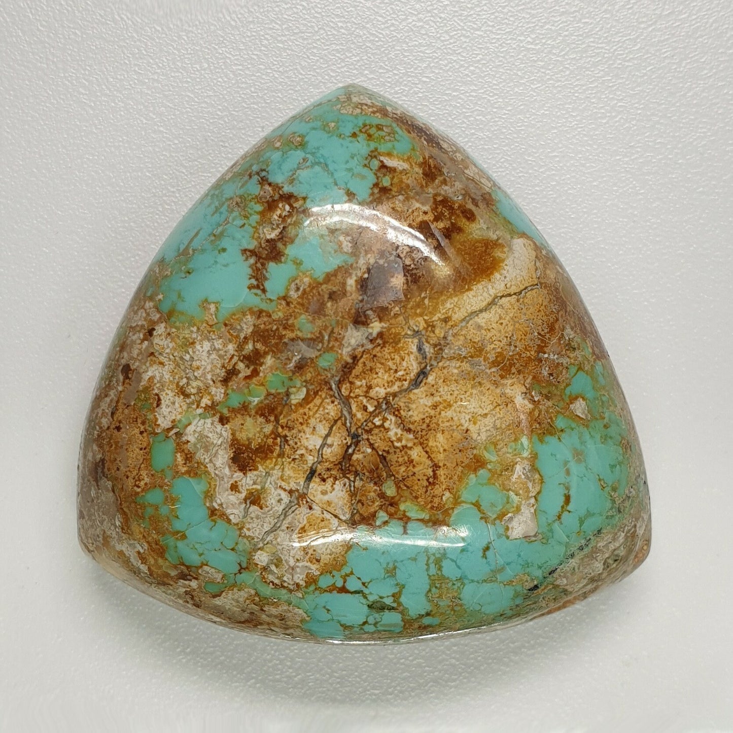 54011.0 - Natural Free-shaped large cut and polished Australian Turquoise for sale Mined in central australia during the 1970's Very rare