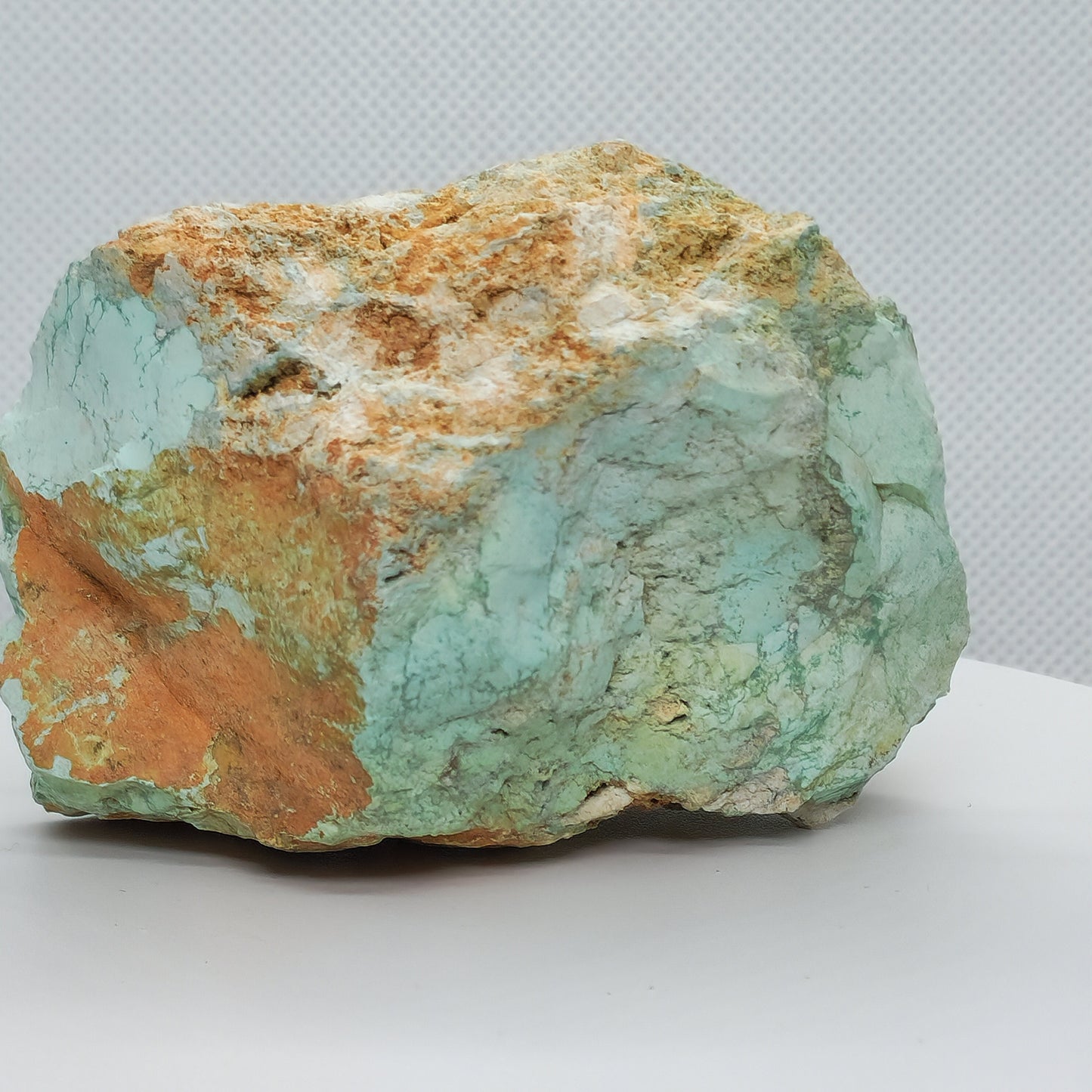 54126.0 - One piece of rough Natural Australian Turquoise Not Treated and Very Rare 1,130 carats 80 x 45 x 50 mm Good shape and high yield