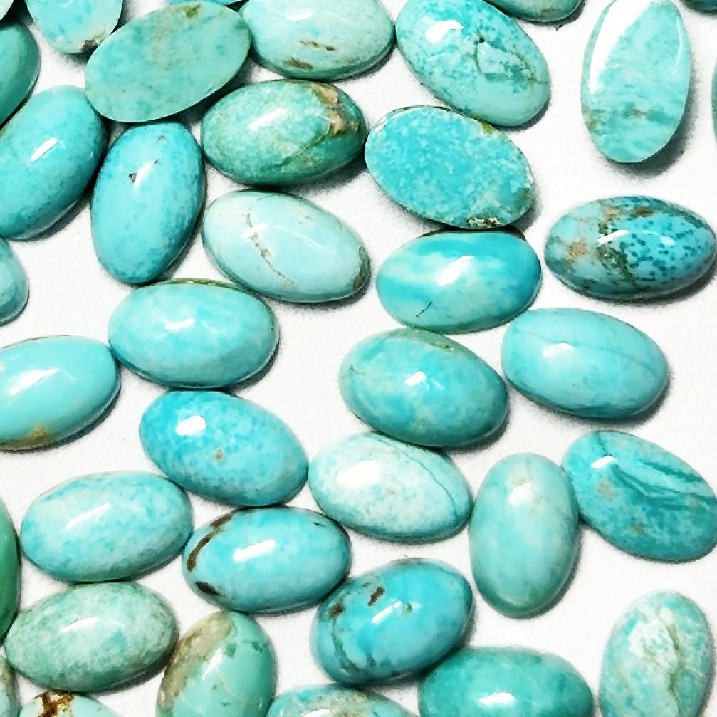 50005.3 - 5x3 mm Oval Cut Very Rare Natural Non-Treated Australian Turquoise (TurqOZ) for sale in Wholesale Quantities