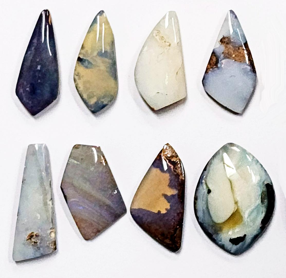 54030 - The LOT=AusDollars 600 Australian Free form cut Boulder Opaler til salgs Forskjellige mengder og priser Barokkformer fra 15 til 30 mm