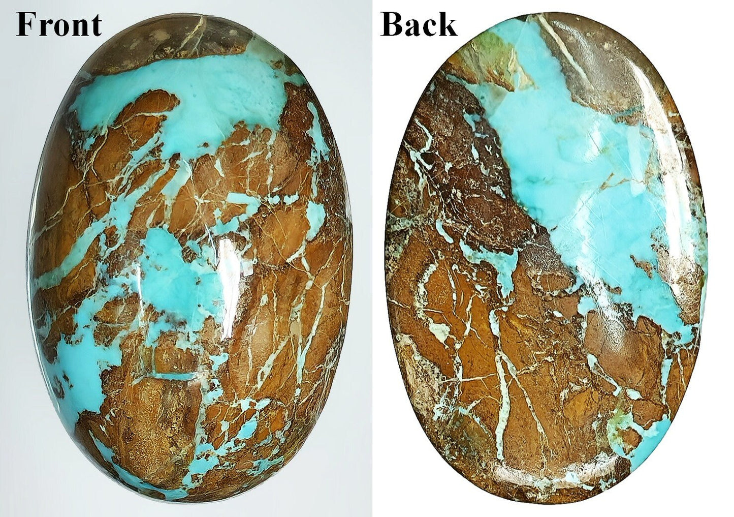 54096.0 - Australian NATURAL Turquoise NOT treated, Very rare and exceptional, Pear and Oval shapes Large Aussie "TurqOZ" Gemstones for sale
