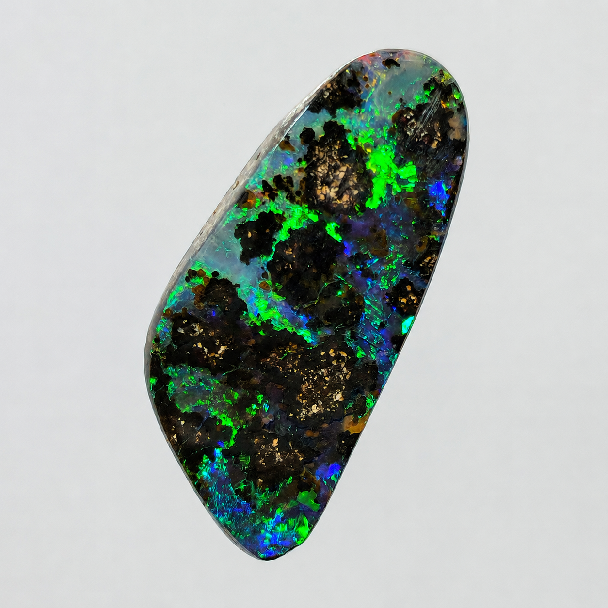 54530. Boulder Opal: Free Shape, 6 Carats