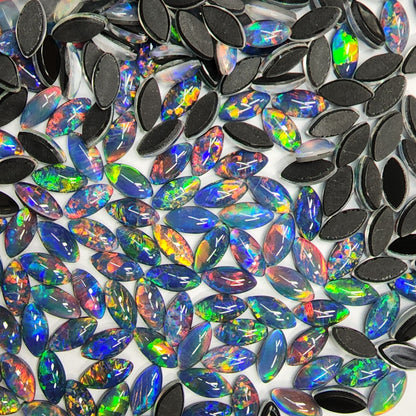 13285.0 - 10x5 mm Marquise Navette cut Opal Triplets Made from Australian Opal of Superb Quality Contact us for matching pairs or colours