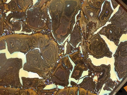 01000.1 Unique and Interesting Boulder Opal Coffee Table