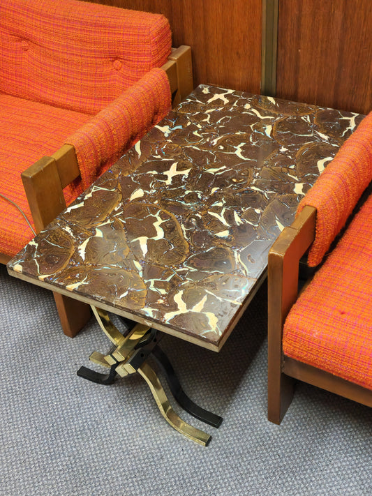 01000.1 Unique and Interesting Boulder Opal Coffee Table