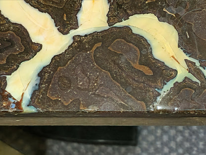 01000.1 Unique and Interesting Boulder Opal Coffee Table