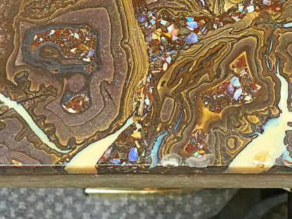 01000.1 Unique and Interesting Boulder Opal Coffee Table