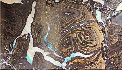 01000.1 Unique and Interesting Boulder Opal Coffee Table
