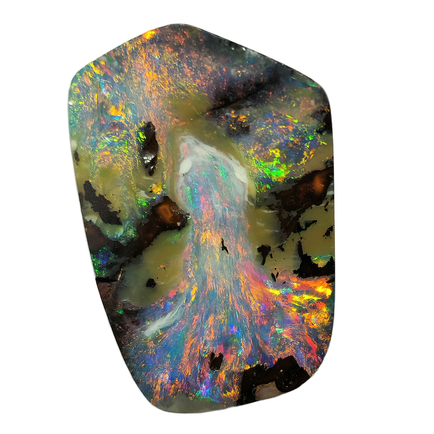 54532. Boulder Opal: Free Shape, 11 Carats