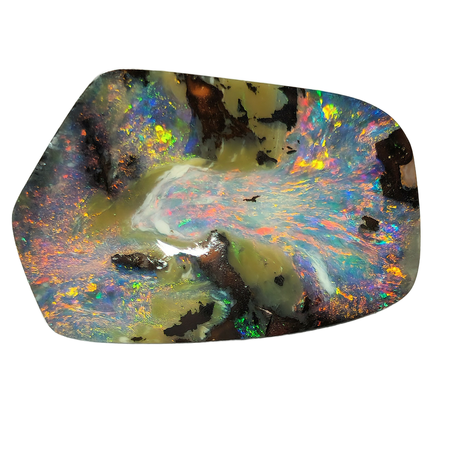 54532. Boulder Opal: Free Shape, 11 Carats