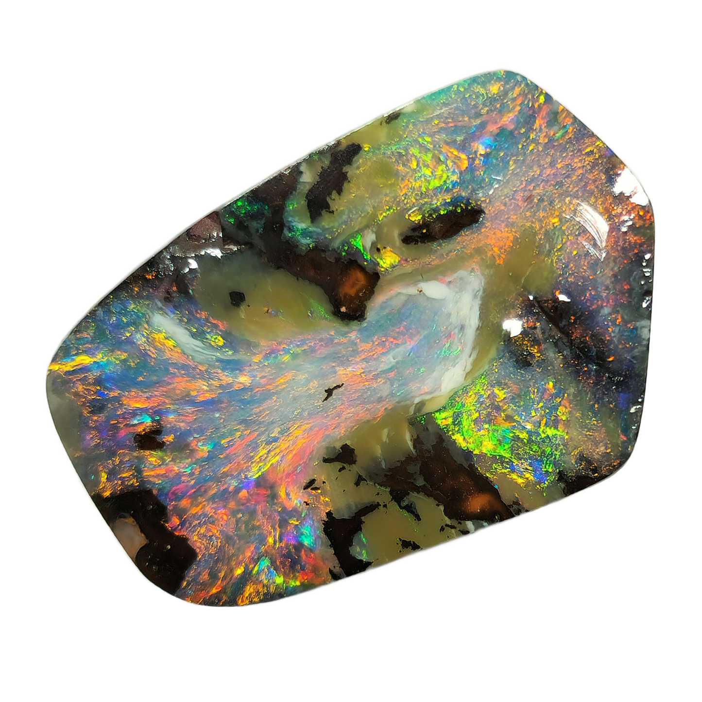54532. Boulder Opal: Free Shape, 11 Carats