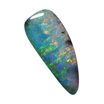 54531. Boulder Opal: Pendant Style, Drop Shape, All colors, 7 Carats