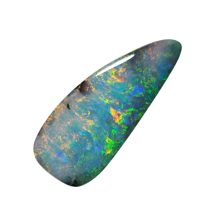 54531. Boulder Opal: Pendant Style, Drop Shape, All colors, 7 Carats