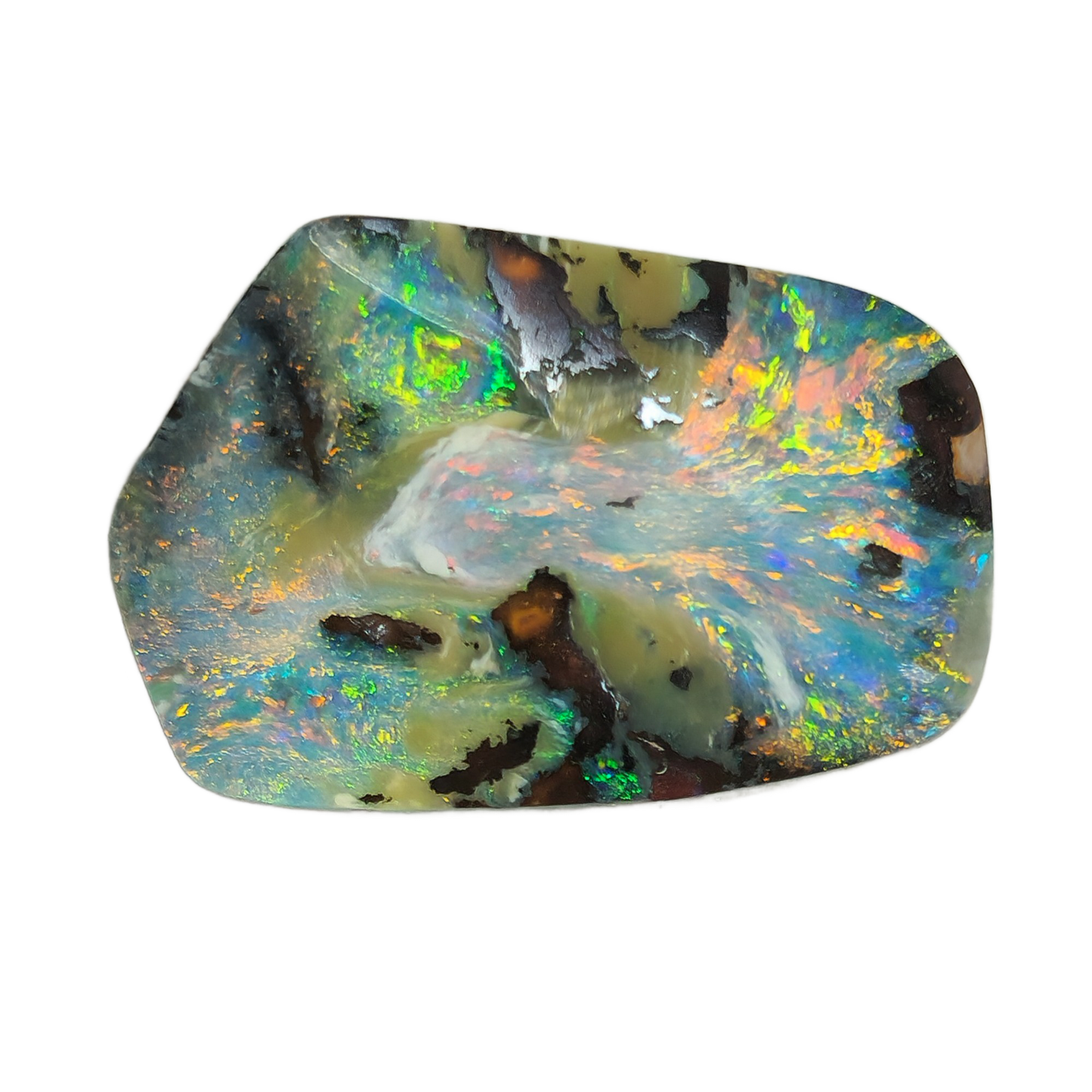 54532. Boulder Opal: Free Shape, 11 Carats