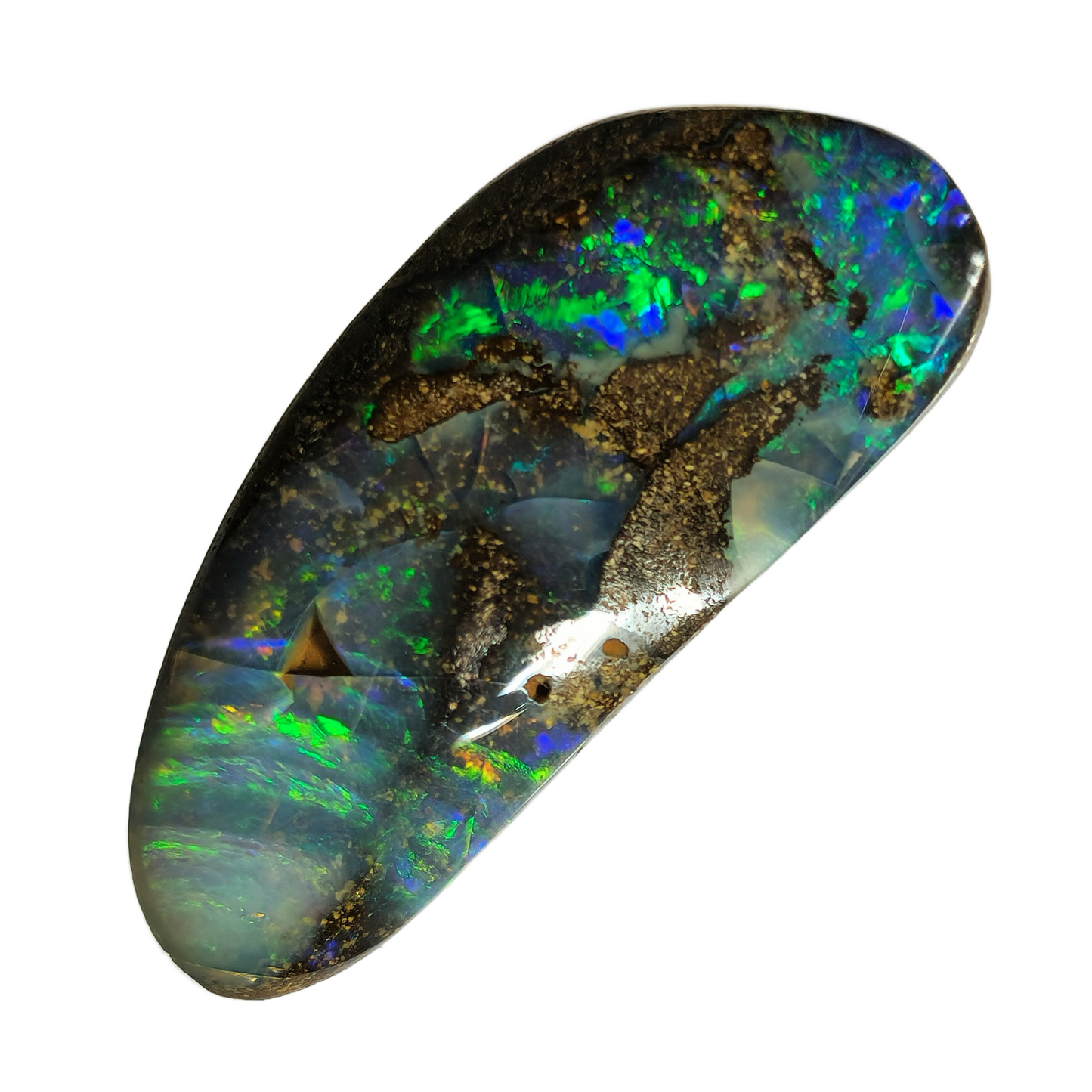 54529. Boulder Opal with Undulating Face: 15 Carats