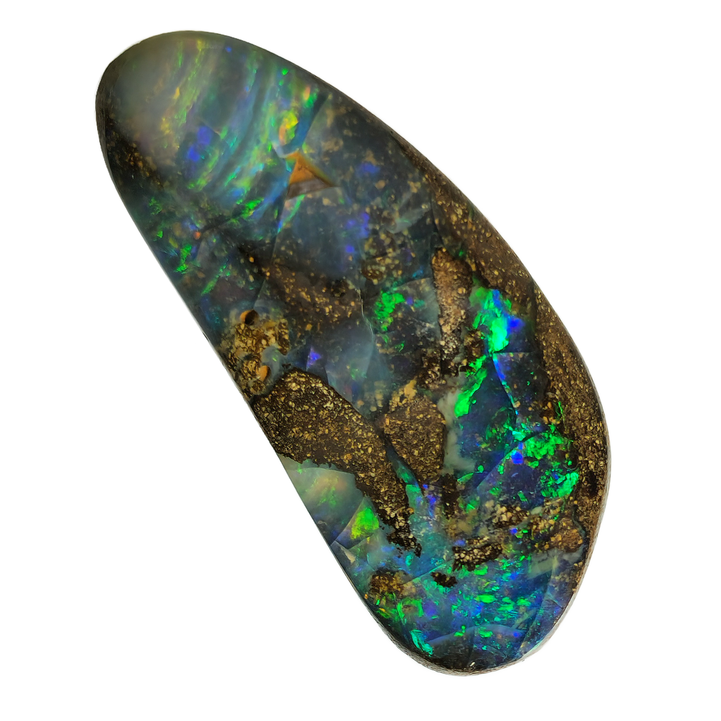 54529. Boulder Opal with Undulating Face: 15 Carats