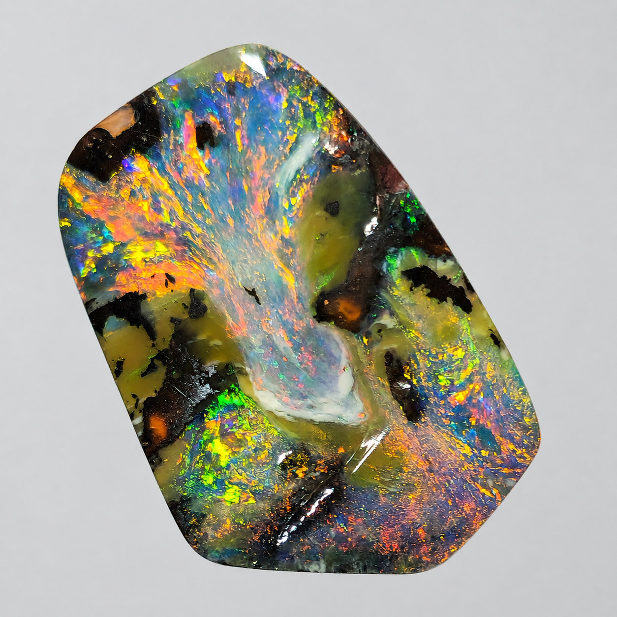 54532. Boulder Opal: Free Shape, 11 Carats