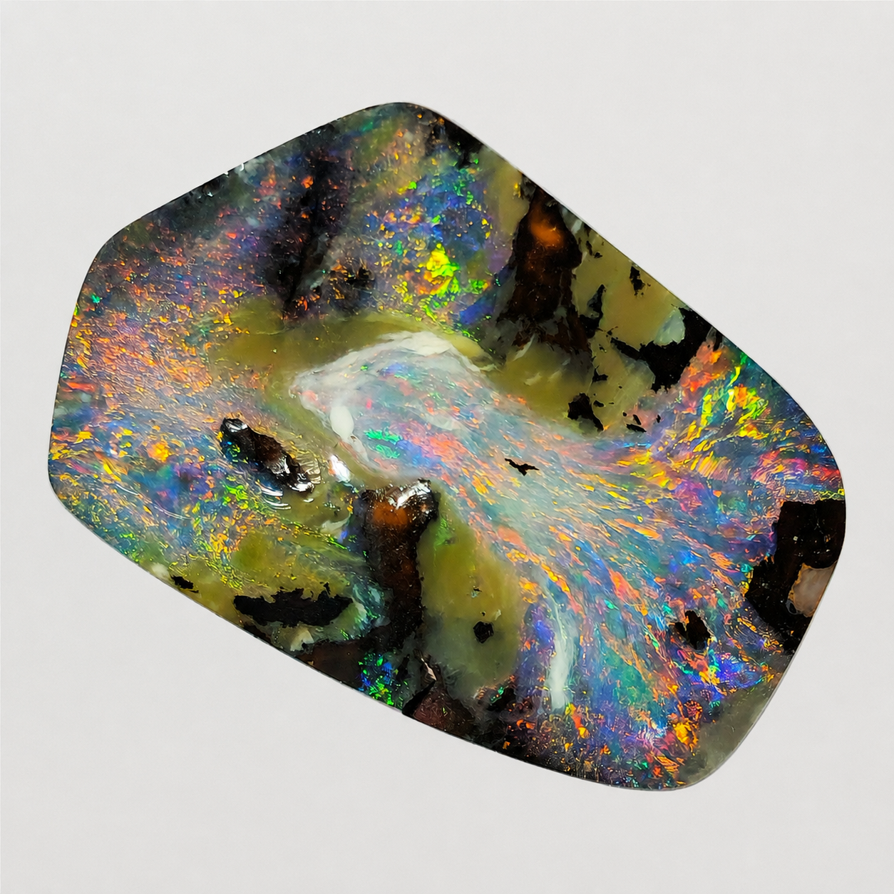 54532. Boulder Opal: Free Shape, 11 Carats