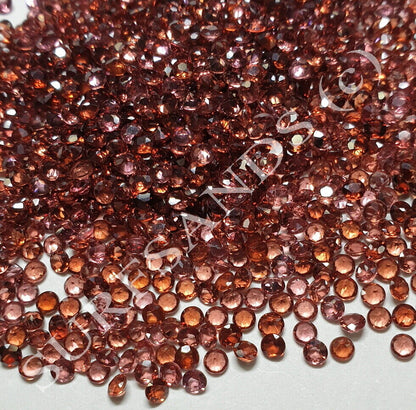 15363 - 300 Pieces 2.5 mm Round Cut Garnets