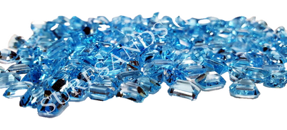 15364 - Emerald cut Blue Topaz 7 x 5 mm Wholesale Lot 55 Pieces About 65 Carats