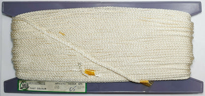 53398.0 - 14 Rolls 650 m Couloured Braided Textile Cord 2.5 mm 3.0 mm and 6.0 mm