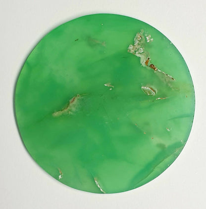 53388 - 15 Pcs 322.44 Carats Australian Chrysoprase Flat Top Semipolished Stones