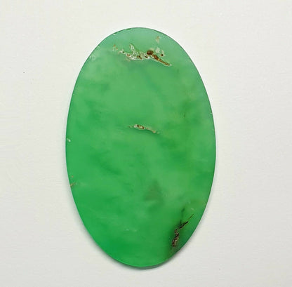 53388 - 15 Pcs 322.44 Carats Australian Chrysoprase Flat Top Semipolished Stones