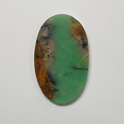 53392 - One lot of 10 Australian Chrysoprase Semipolished Flat Top 324.28 Carats