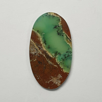 53392 - One lot of 10 Australian Chrysoprase Semipolished Flat Top 324.28 Carats