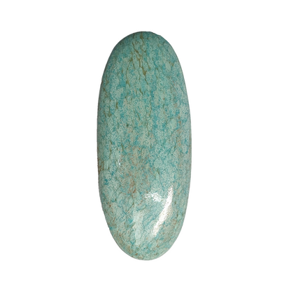 53586 - Rare NATURAL Australian Snowflake Turquoise 27 carat 44.5 x 18.6 mm Oval
