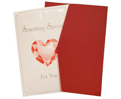 53609.0 - 20 S/S Garnet Pendants + S/S Chain in "Something Special for You" card