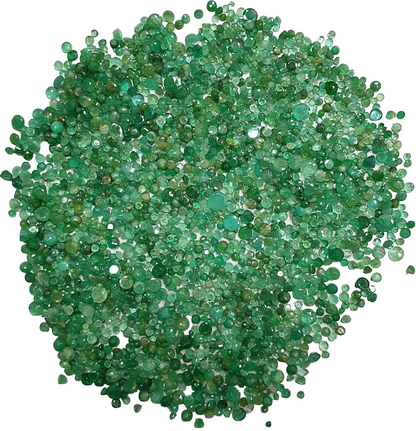 52055 - One Lot of 250 Carats Mixed Low Grade Mixed Cut Loose Colombian Emeralds