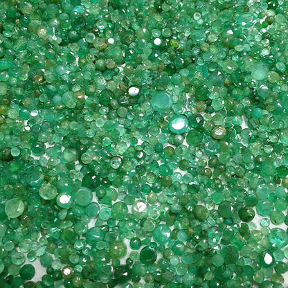 52055 - One Lot of 250 Carats Mixed Low Grade Mixed Cut Loose Colombian Emeralds