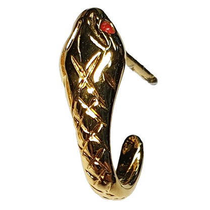 01549 - 8 par Huggie-designede gullbelagte S/S øredobber i australsk laget