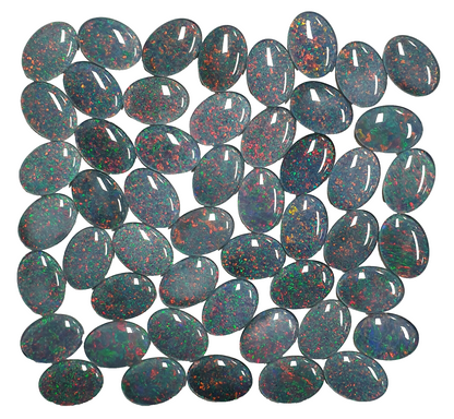 53458 -  10 Pieces 18 x 13 mm Opal Triplets Australia Made Natural Opal For Sale