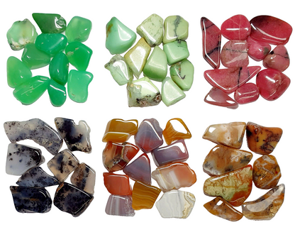52225 - 1 Kg SLICED SAWN or CRUSHED Australian Chrysoprase Agate Rhodonite etc