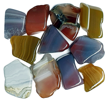 52225 - 1 Kg SLICED SAWN or CRUSHED Australian Chrysoprase Agate Rhodonite etc