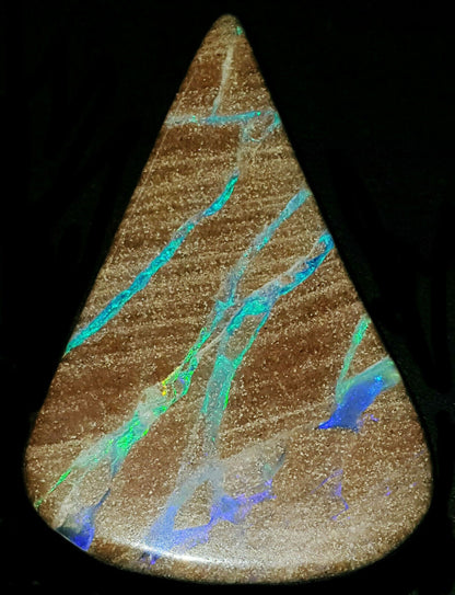 53523 - Very Rare Set of 4 Natural Australian Opal in Rock Andamooka Opal Fields