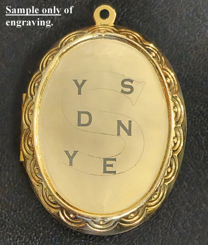 52071.3 - 200 Gold Plated Lockets for sale Extra Large Sized Lockets or Pill Box