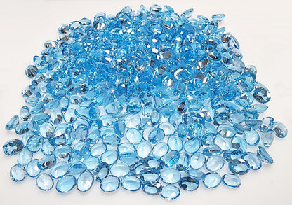 15375.0 - Wholesale Bargain Mixed Lot of 400 pcs Oval Blue Topaz 182.63 cts