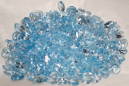 15375.0 - Wholesale Bargain Mixed Lot of 400 pcs Oval Blue Topaz 182.63 cts